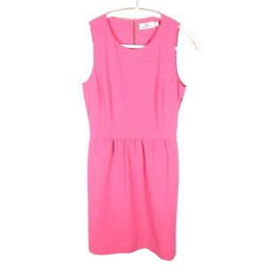 VINEYARD VINES Ponte Knit Keyhole Sleeveless Sheath Dress w/ Pockets Size 0 Pink
